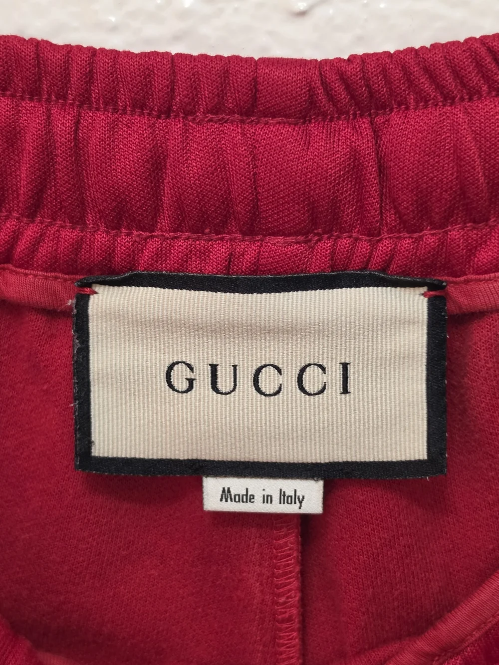 Gucci GG logo trim shorts, M